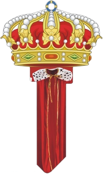 3D King Crown Key
